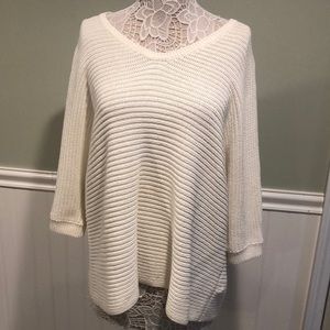The White Company London 100% Cotton Chunky Oversized Sweater, NWOT